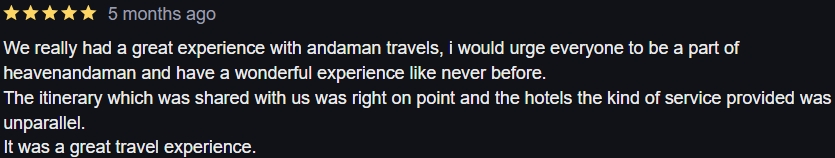 Guest Review 1